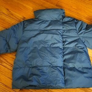 Puffer Grey/pewter Women's Short Jacket.